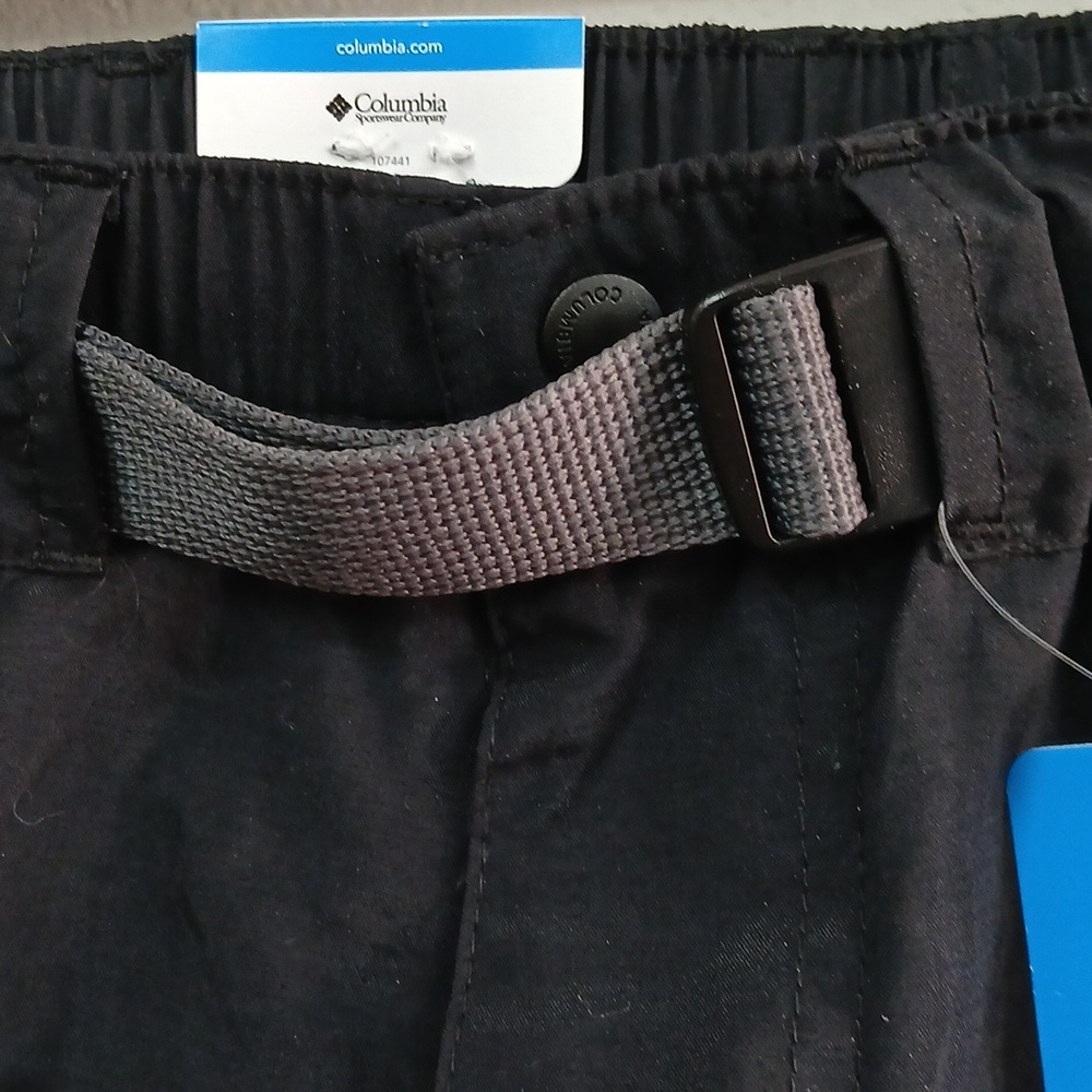 New Columbia Sandy River Cargo Shorts Womens XS Black Adjustable Waist Active - Picture 6 of 8